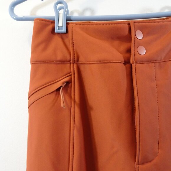 Halfdays Emma Soft Shell Snow Pants Size XS Short Rust NEW Ski Snowboard - Picture 3 of 11